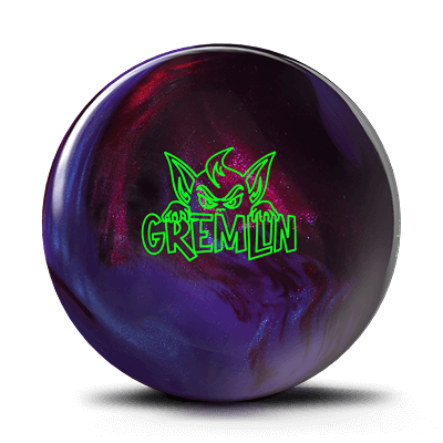 Roto Grip Gremlin bowling ball with Rondure MaxD asymmetrical core and V-R1 pearl reactive coverstock, designed for medium to medium-heavy oil with high RG, high differential, long length, and strong continuous downlane motion