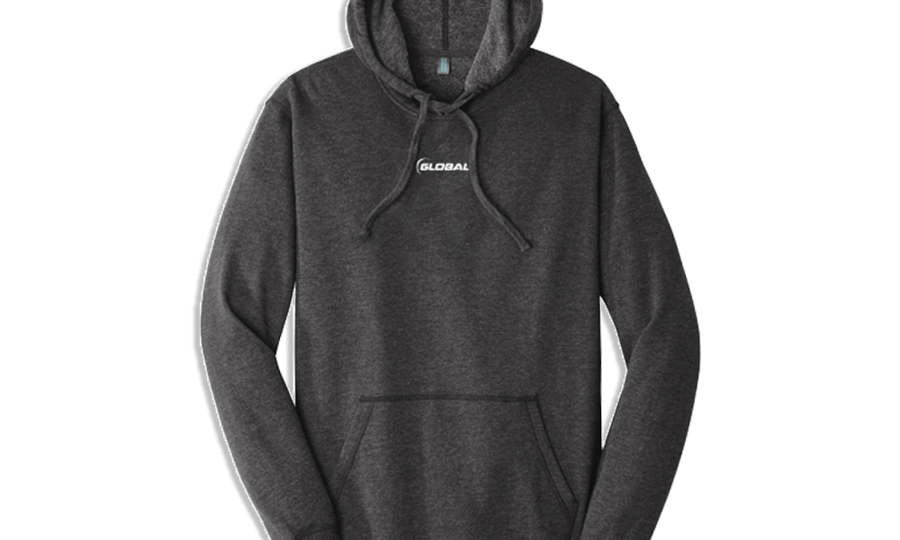 900 GLOBAL HEATHER BLACK CRAFTLINE HOODIE