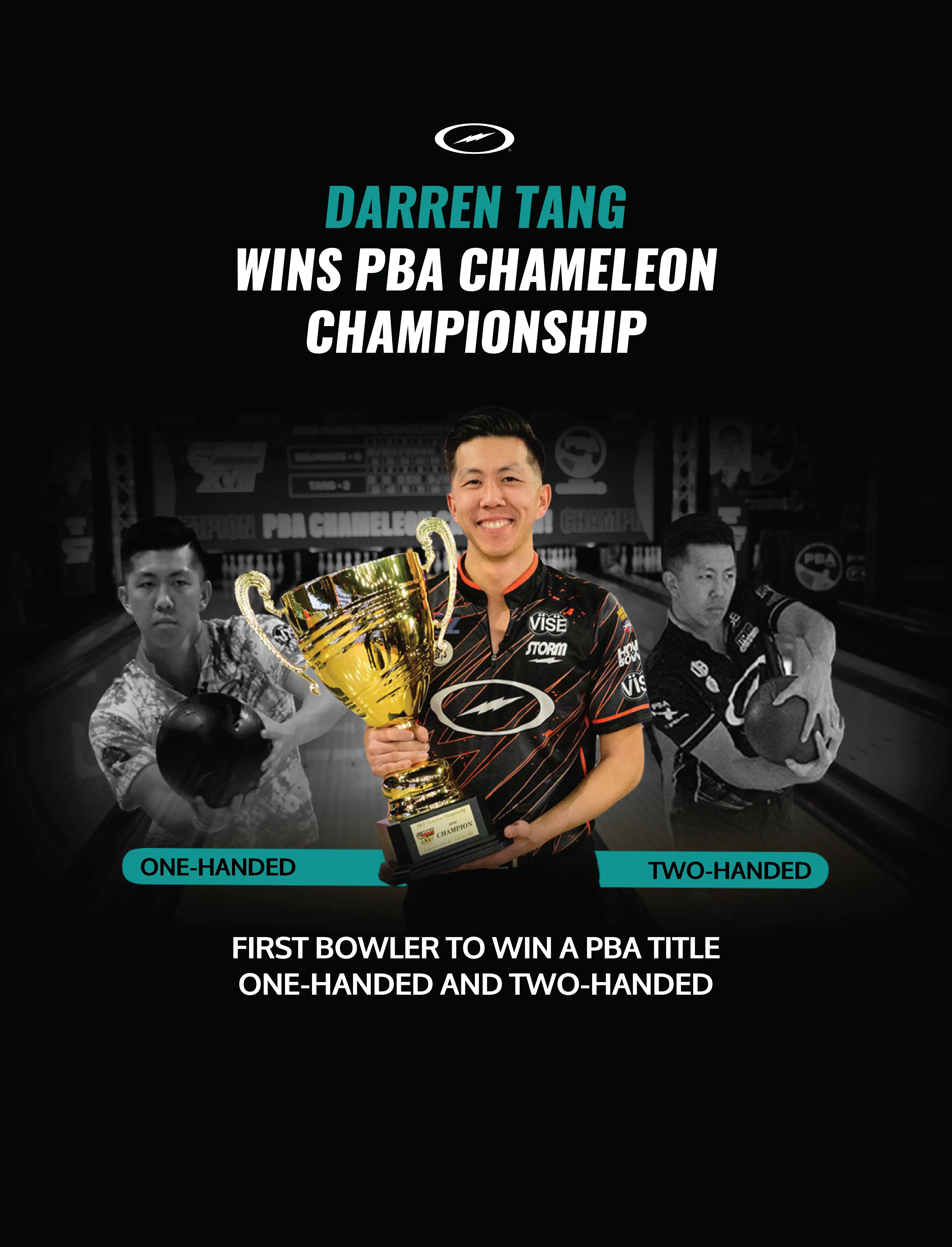 Darren Tang wins PBA Chameleon Championship and becomes first bowler to win a PBA title both one-handed and two-handed.