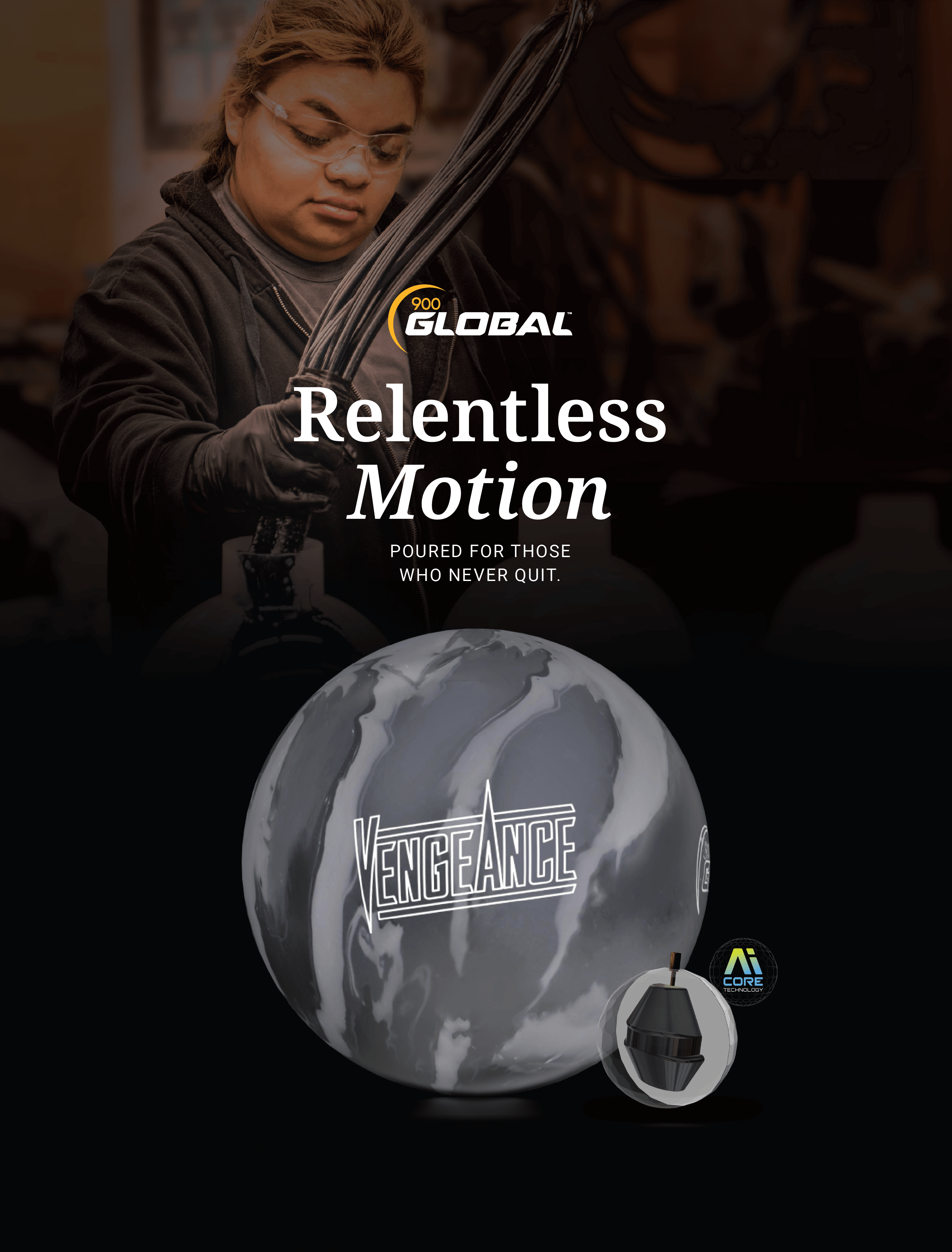 900 Global Vengeance Bowling Ball