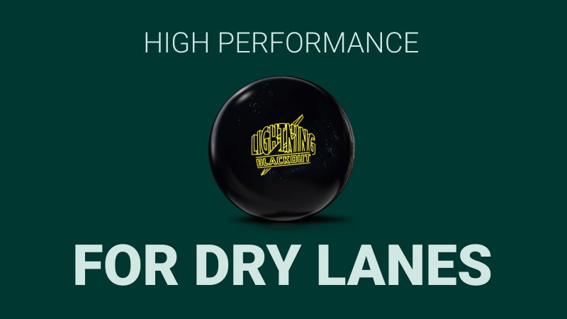Storm Lightning Blackout Bowling Ball: Perfect for High Performance on Drier Lanes