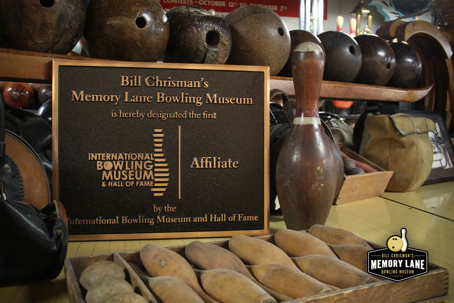 Ceremony attendees at Memory Lane Bowling Museum