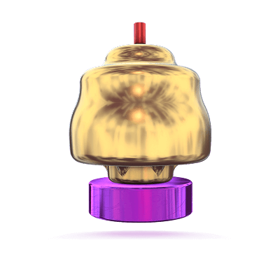 Medium RG symmetric Hustle bowling ball core weight block by Roto Grip