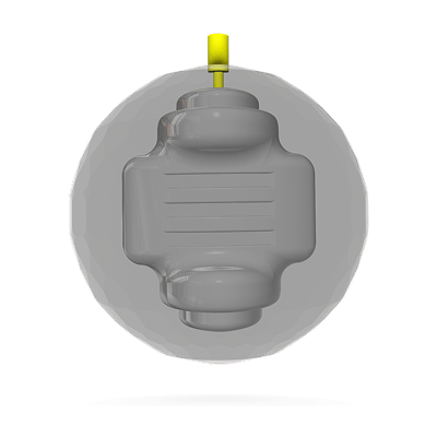 ID A.I. asymmetric core weight block by Storm Bowling Products