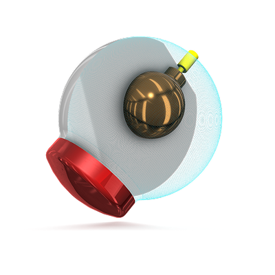 Inverted Fe2 Technology core weight block by Storm Bowling Products